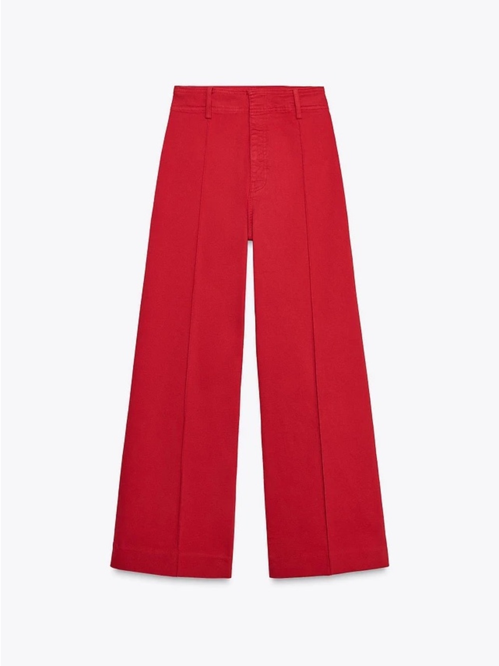 Zara ZW Collection High Waisted Wide Leg Pants
